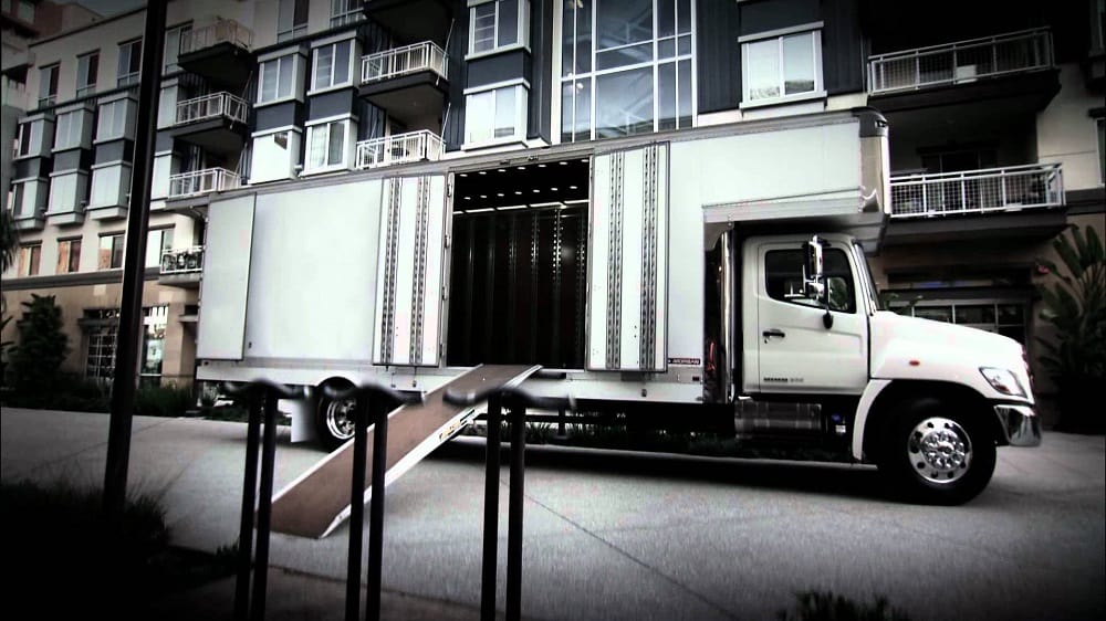 loading moving truck